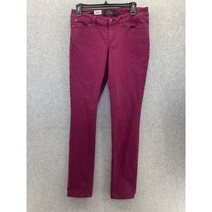 Lucky Brand Jeans Women's Solid Magenta Lolita Skinny Size 8 Cotton Blend